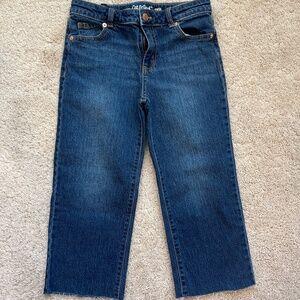 Cat & Jack wide leg crop jeans girl size 10
